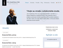 Tablet Screenshot of exeurad.sk