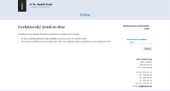 Desktop Screenshot of online.exeurad.sk